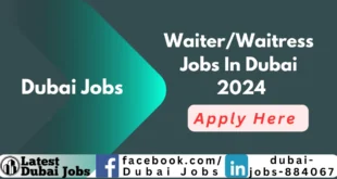 Waiter/Waitress Jobs in Dubai